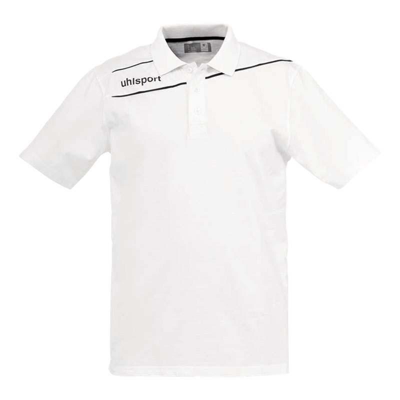 Uhlsport Stream 3.0 Short Sleeve Polo Shirt Weiß 3XL Mann von Uhlsport