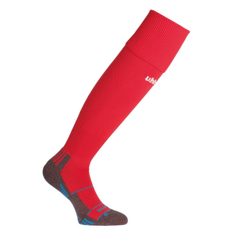 Uhlsport TEAM PRO PLAYER STUTZENSTRUMPF rot wei? 100369101 Gr. 45-47 von Uhlsport
