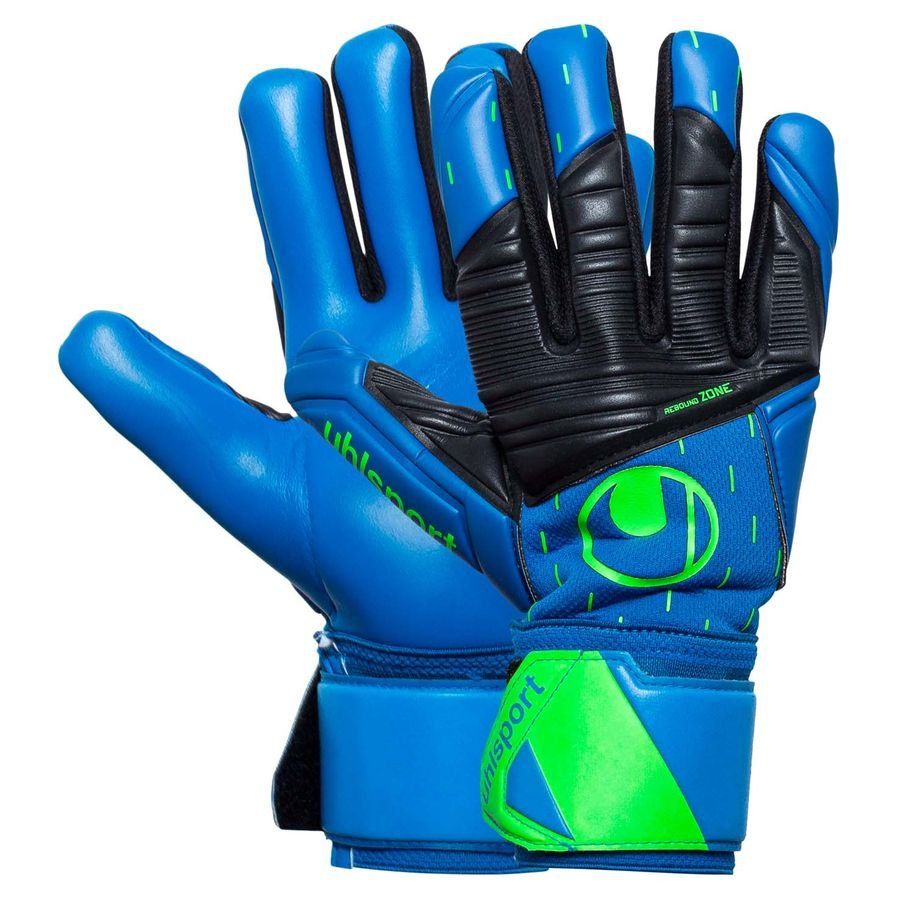 Uhlsport Torwarthandschuhe Aqua Range Aquasoft HN - Pacific Blue/Schwarz/Grün von Uhlsport