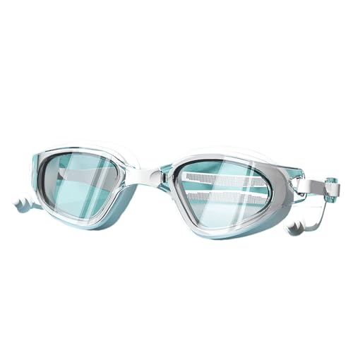 Ukbzxcmws Schwimmbrille, Unterwasserbrille, beschlagfrei, UV-Schutz, kein Auslaufen, klar und einfach anzupassen, für Erwachsene, Anti-Beschlag-Schwimmbrille von Ukbzxcmws