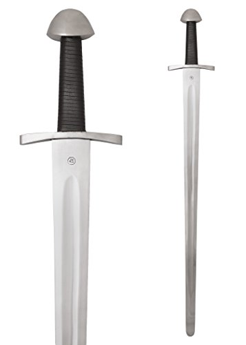Ulfberth Normannen Schwert | Schaukampfschwert SK-B | Normannischer Einhänder | geschmiedetes Wikinger Schwert aus echt Metall für Erwachsene von Ulfberth