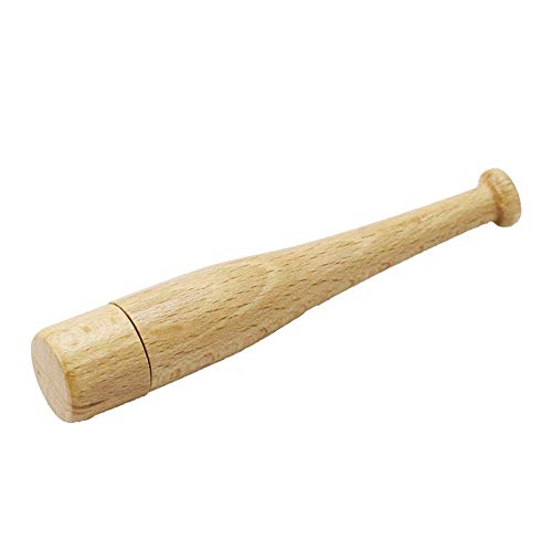 Ulticool - Baseball Schläger Holz 8 GB USB Flash Pen Drive - Baseball Wood Memory Stick Daten Aufbewahrung - Speicherstick - Real Wood - Braun Beige von Ulticool