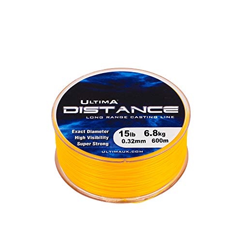 Ultima Distance Spezialist Weitwurfschnür-600m Spule, Feuerorange, 0.35mm-15.0lb/6.8kg von ULTIMA