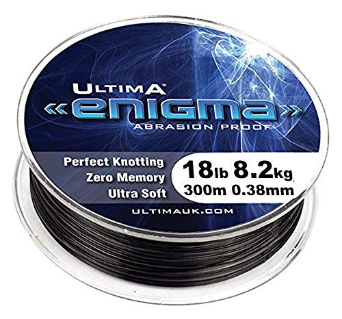 ULTIMA Enigma - 300m Spool - Silt - 0.35mm - 15.0lb/6.8kg, Schluff Grau von Ultima