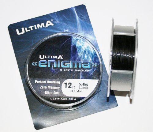 Ultima Unisex-Adult Enigma Spezialist Angelschnur 50m Spule, Schluff Grau, 0.32mm-12.0lb/5.5kg von ULTIMA