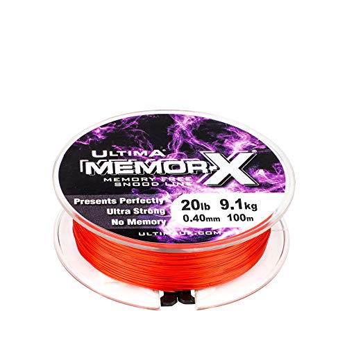MemorX - Red - 100m Spool - 0.45mm - 20.0lb/9.1kg von ULTIMA