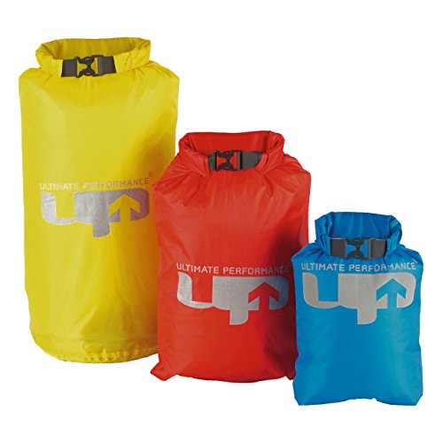 Ultimate Performance 3 Set Drybag Stuff Säcke - Gelb/Rot/Blau, 8/4/2 Liter von Ultimate Performance
