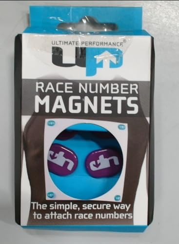 Ultimate Performance Race Number Magnets Magnete für die Rückenstütze, Unisex, Erwachsene, Lila, Einheitsgröße von Ultimate Performance