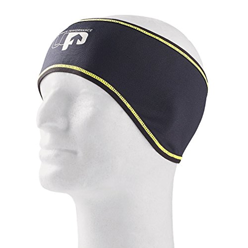 Ultimate Performance Runner's Ear Warmer Stirnband, schwarz/gelb, Einheitsgröße von Ultimate Performance