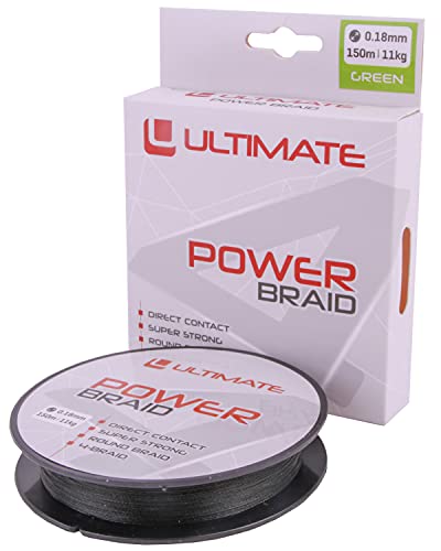 Ultimate Power Braid 0.16mm 10kg 150m Green | Geflochtene Schnur von Ultimate