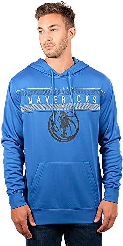 NBA Herren Fleece Hoodie Pullover Sweatshirt Poly Midtown, Herren, Midtown Hoodie,GHM1461F-DM-2XLarge, blau, XX-Large von Ultra Game