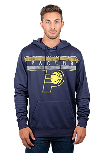 NBA Herren Fleece Hoodie Pullover Sweatshirt Poly Midtown, Herren, Midtown Hoodie,GHM1461F-IP-2XLarge, blau, XX-Large von Ultra Game
