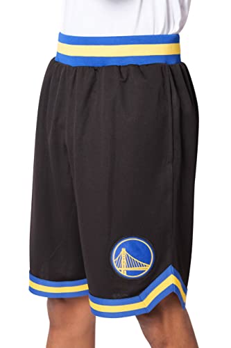 Ultra Game NBA Herren Active Knit Basketball Trainingsshorts Woven Team Logo Poly Mesh Shorts, Schwarz, X-Large von Ultra Game