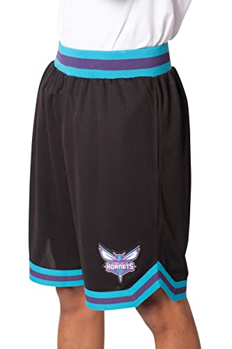 Ultra Game NBA Herren Active Knit Basketball Trainingsshorts Woven Team Logo Poly Mesh Shorts, Schwarz, XX-Large von Ultra Game