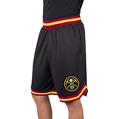 Ultra Game Gsm3547f NBA Herren Woven Team Logo Poly Mesh Basketball Shorts, Teamfarbe, Large von Ultra Game