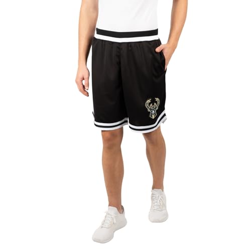 Ultra Game Gsm3547f NBA Herren Woven Team Logo Poly Mesh Basketball Shorts, Teamfarbe, Medium von Ultra Game