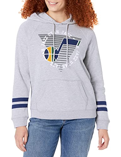 Ultra Game NBA Damen-Kapuzenpullover aus weichem Fleece mit Varsity-Streifen von Ultra Game