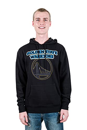 Ultra Game NBA Herren Fleece Hoodie Pullover Sweatshirt Primo Metallic von Ultra Game