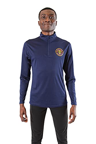 Ultra Game NBA Herren Super Soft Quarter Zip Langarm T-Shirt von Ultra Game