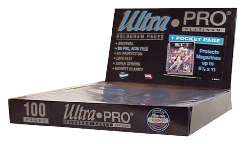 Ultra Pro Unisex – Erwachsene 81419, farblos, 11 X 8 1/2 von Ultra Pro