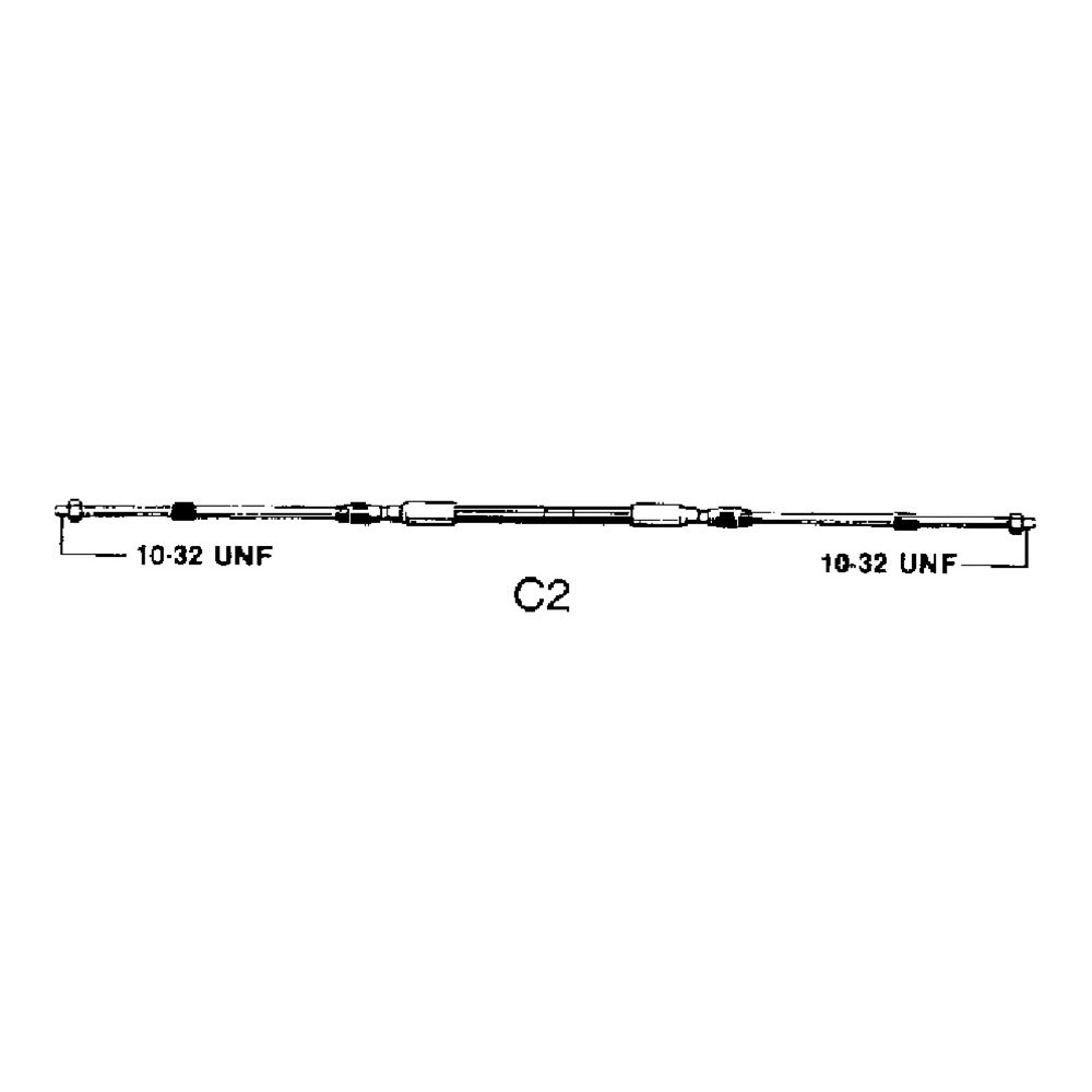 Ultraflex C2 Control Cable Silber 15´ von Ultraflex