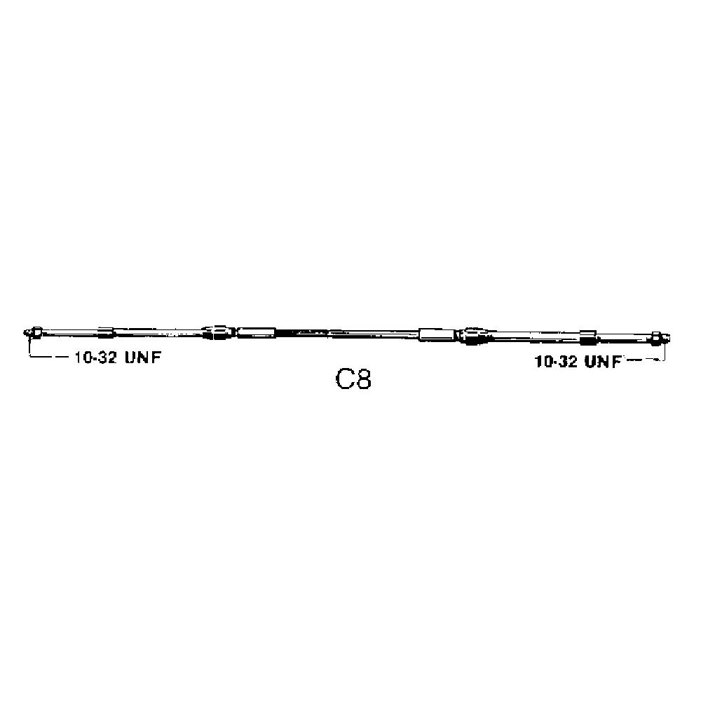 Ultraflex C8 Control Cable Silber 29´ von Ultraflex