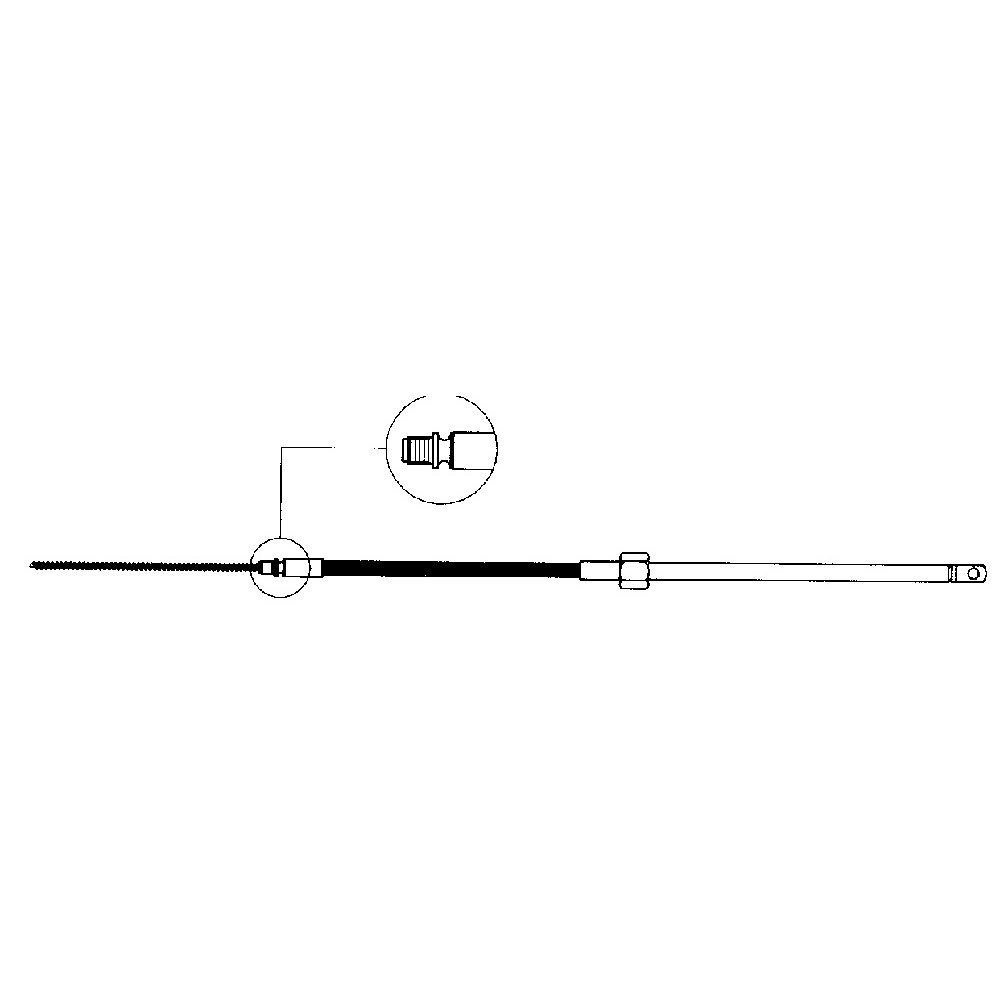 Ultraflex M58 Rudder Cable Silber 11´ von Ultraflex