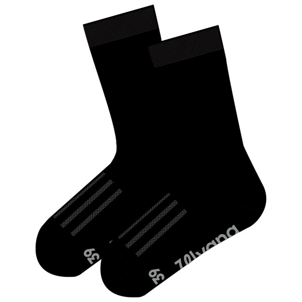 Ulvang - Link Thin Crew Sock 2-Pack - Multifunktionssocken Gr 35-39 schwarz von Ulvang