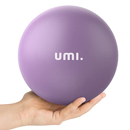 UmI. Gymnastikball Klein, 23-25 cm Pilates Ball, 9 Inch Soft Yoga Ball mit aufblasbarem Strohhalm für Pilates, Yoga, Ganzkörpertraining, Verbesserung des Gleichgewichts von UmI.