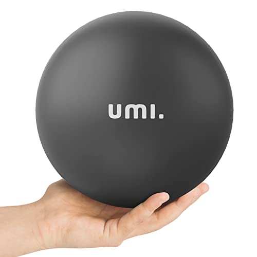 UmI. Gymnastikball Klein, 23-25 cm Pilates Ball, 9 Inch Soft Yoga Ball mit aufblasbarem Strohhalm für Pilates, Yoga, Ganzkörpertraining, Verbesserung des Gleichgewichts von UmI.