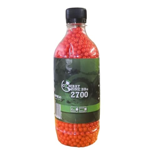 Combat Zone Basic Selection Airsoft Munition Flasche, Orange, One Size von Umarex