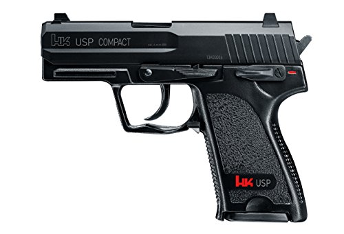 HECKLER & KOCH Softair USP Compact mit Maximum 0.5 Joule Airsoft Pistole, Schwarz, One Size von Umarex