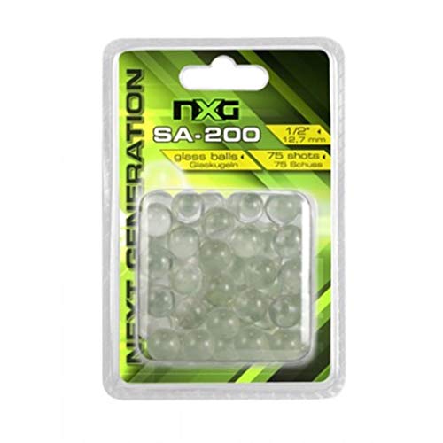 Umarex NXG SA-200 Glas Balls Glaskugeln in 12,7mm STK.75 für Zwillen von Umarex