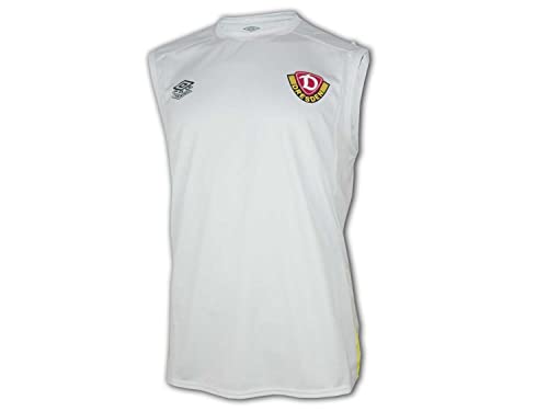 UMBRO Dynamo Dresden Tank Top grau SGD Sleevless Tee Fan Jersey Training Shirt, Größe:XXL von UMBRO