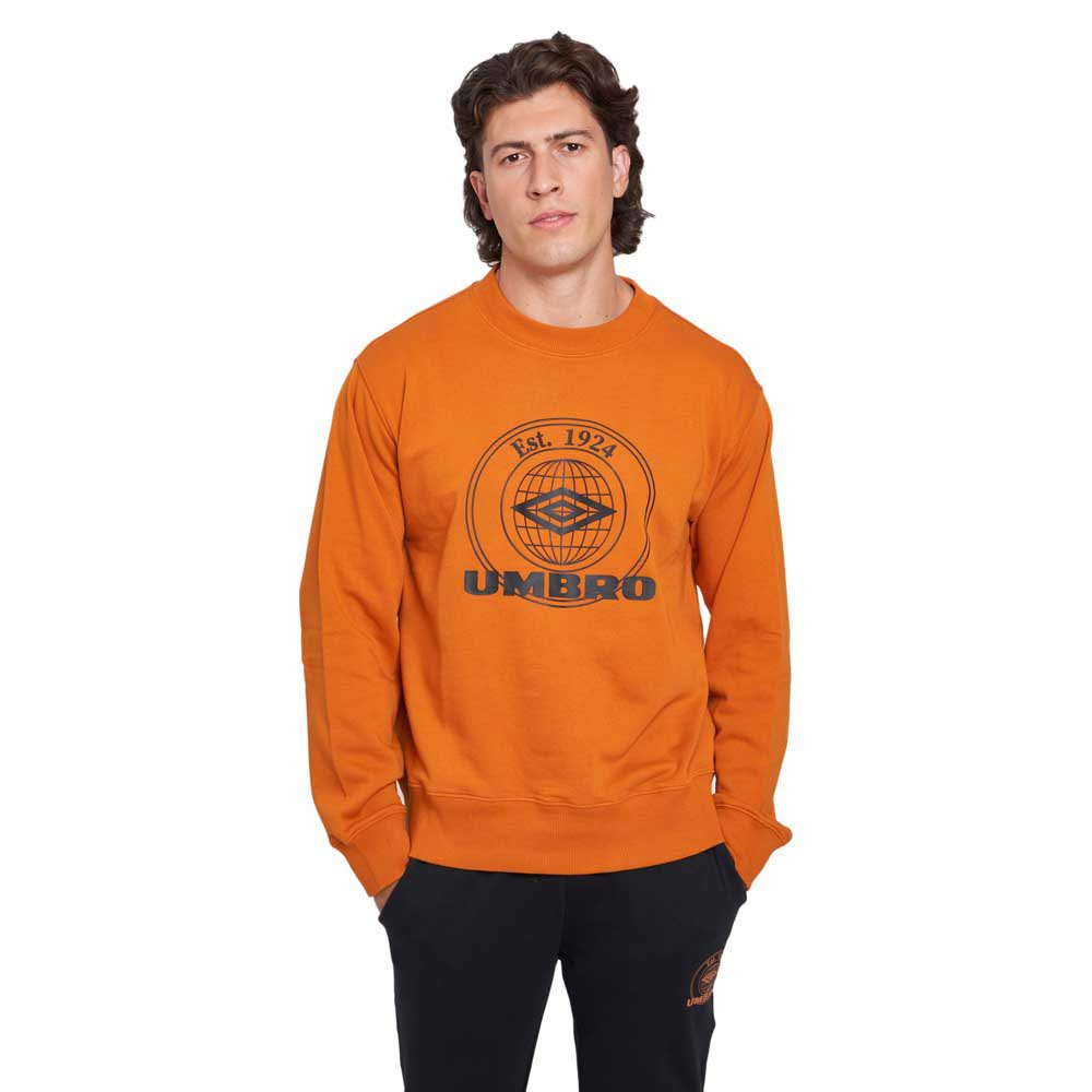 Umbro Collegiate Graphic Sweatshirt Orange S Mann von Umbro