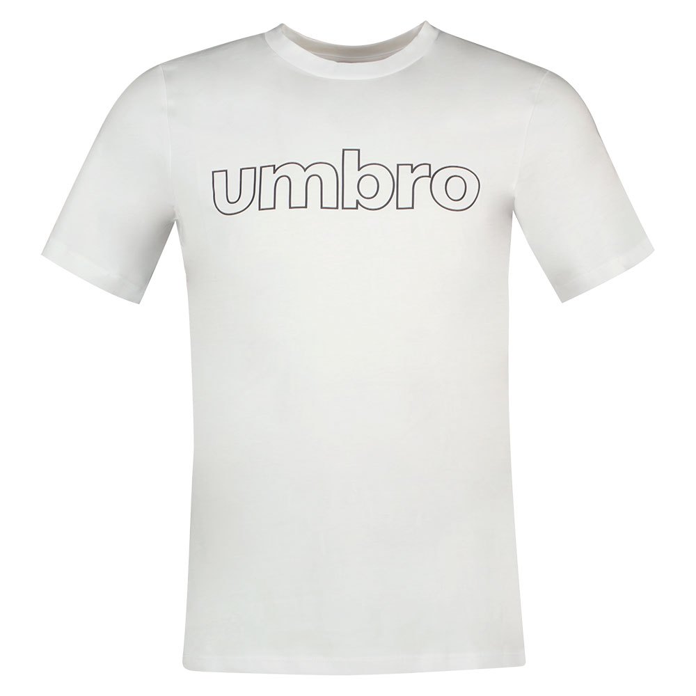 Umbro Linear Logo Graphic Short Sleeve T-shirt Weiß 2XL Mann von Umbro