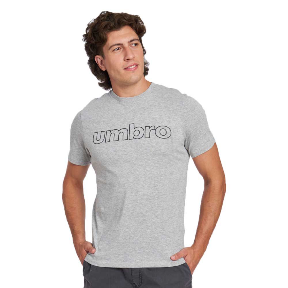 Umbro Linear Logo Graphic Short Sleeve T-shirt Grau M Mann von Umbro