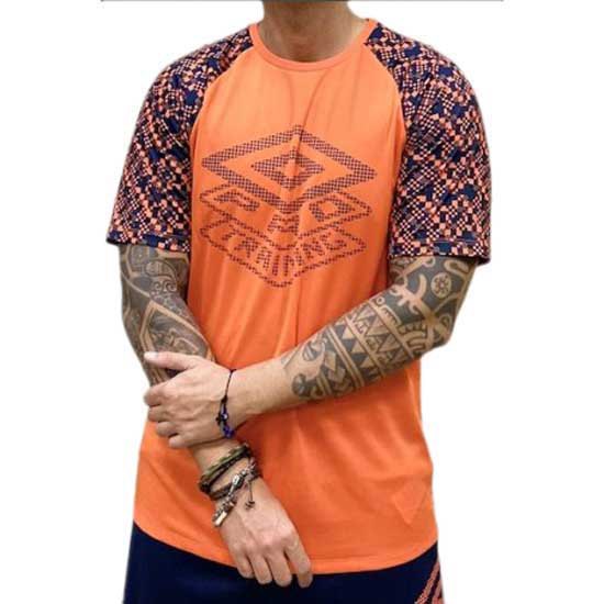 Umbro Pro Training Active Graphic Short Sleeve T-shirt Orange XL Mann von Umbro