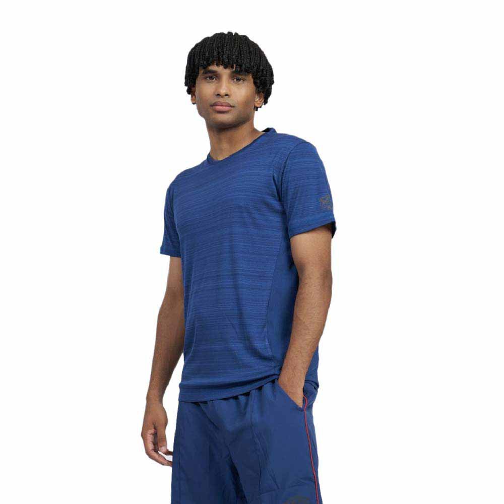 Umbro Pro Training Marl Poly Short Sleeve T-shirt Blau L Mann von Umbro