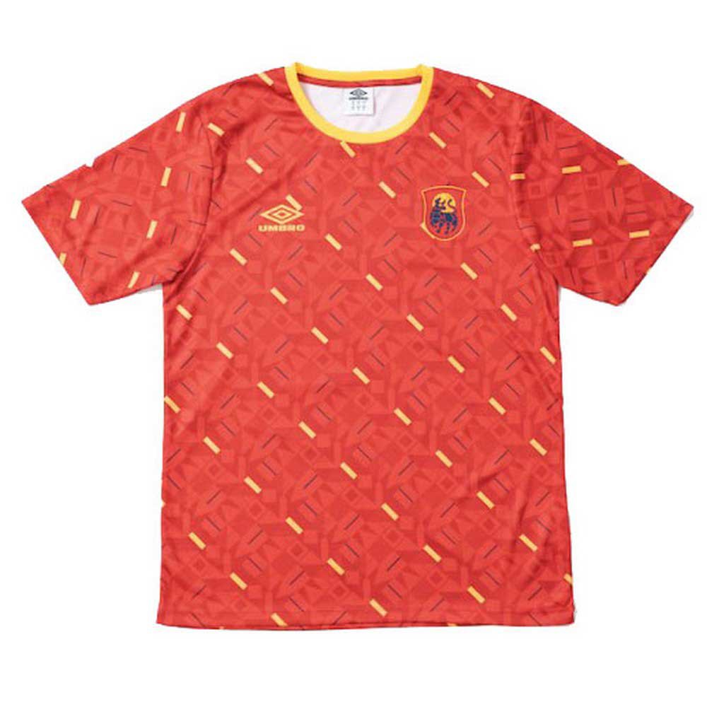 Umbro Spain All Over Print World Cup 2022 Short Sleeve T-shirt Orange 2XL Mann von Umbro