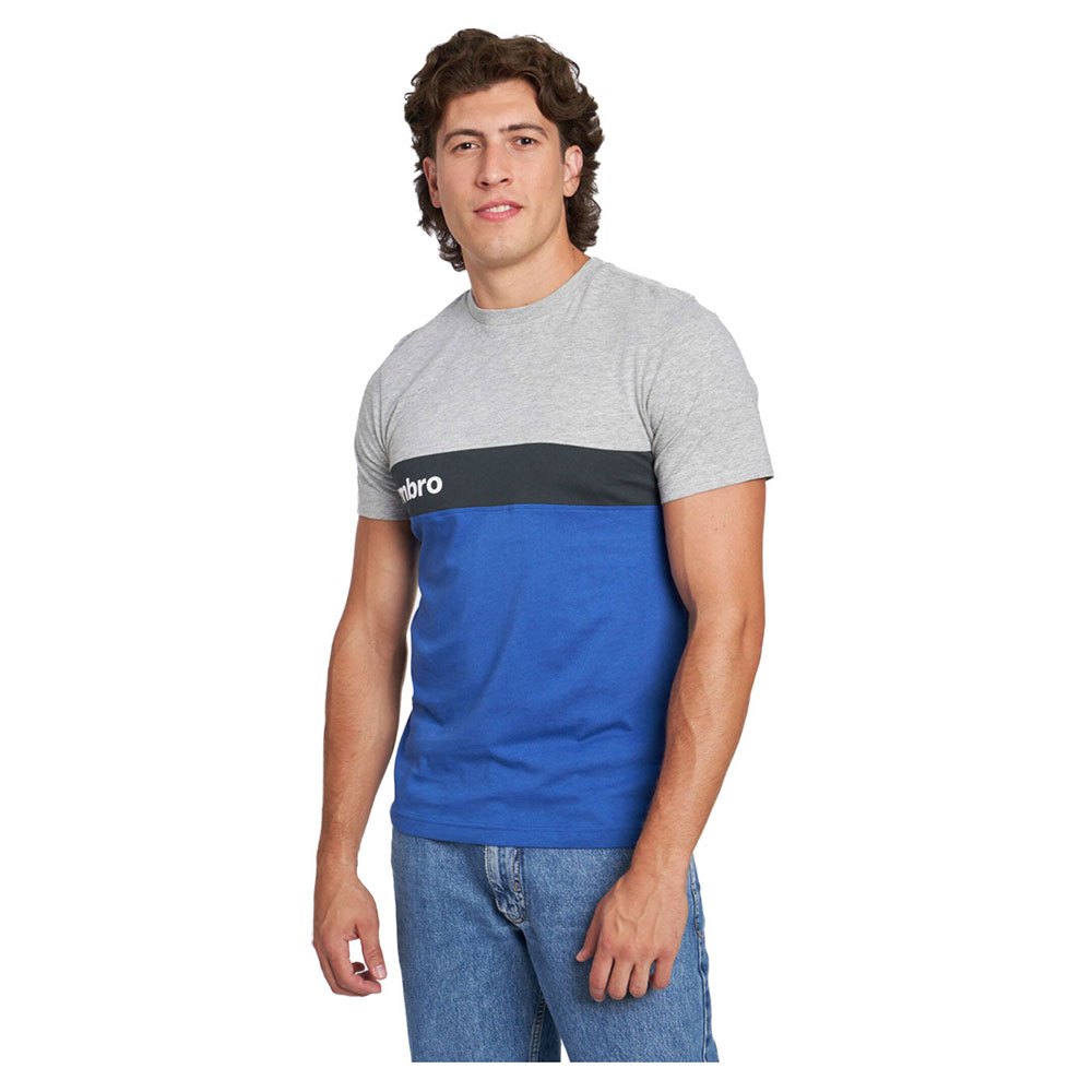 Umbro Sportswear Short Sleeve T-shirt Blau,Grau M Mann von Umbro