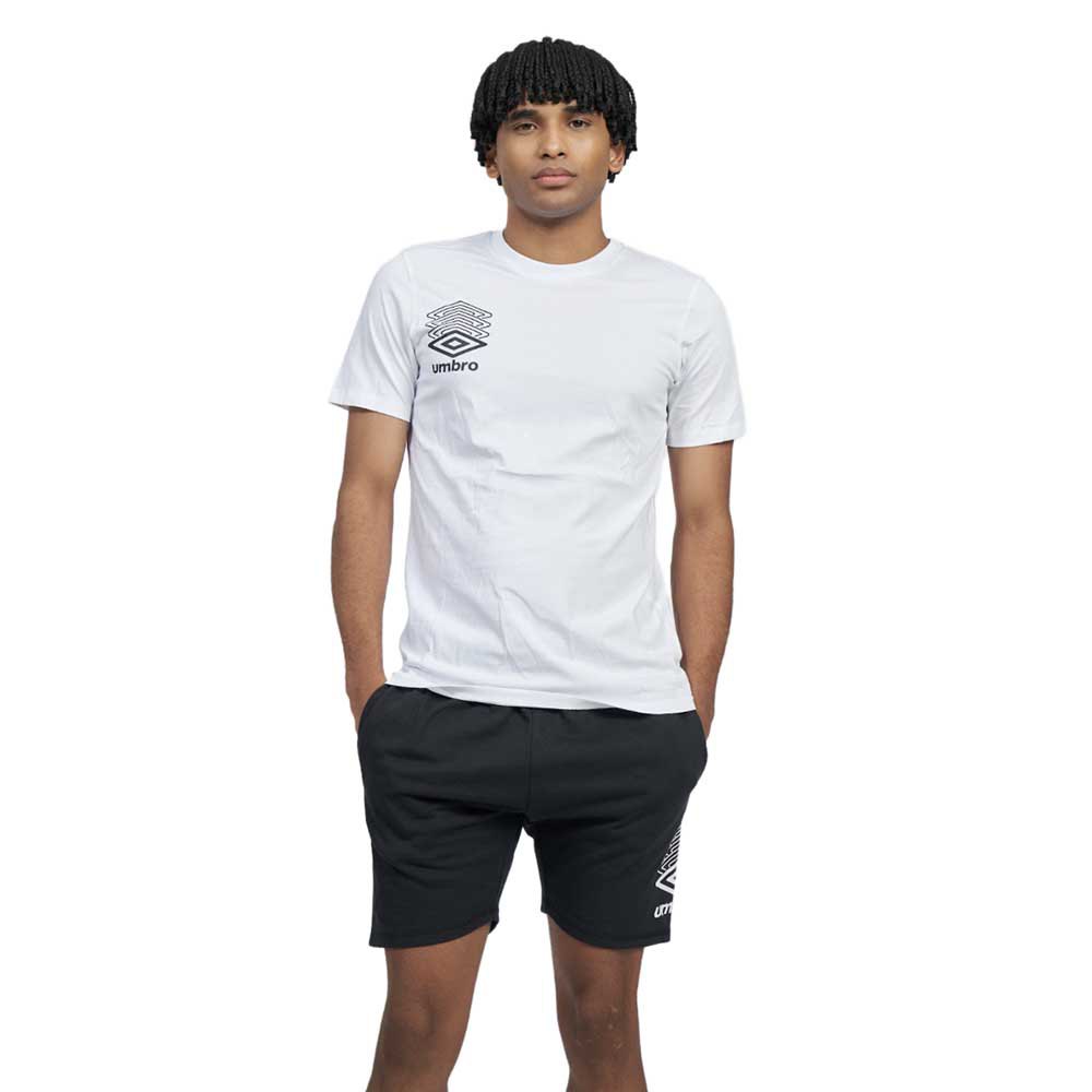 Umbro Terrace Graphic Short Sleeve T-shirt Weiß XL Mann von Umbro