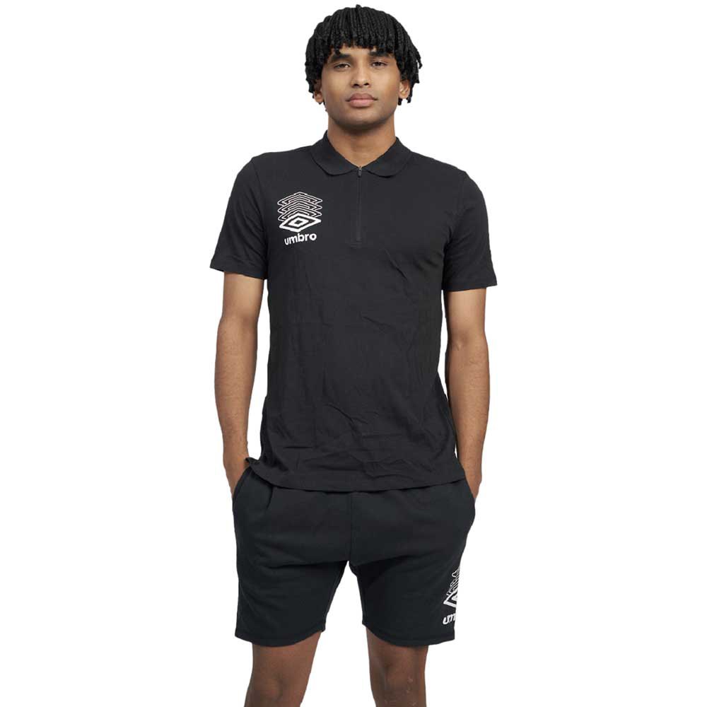 Umbro Terrace Short Sleeve Polo Schwarz L Mann von Umbro