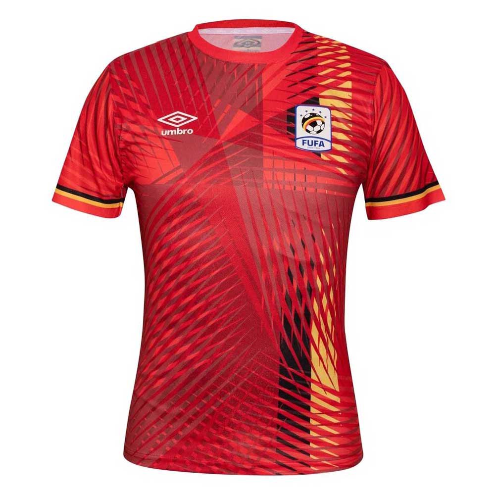 Umbro Uganda National Team Replica 23/24 Short Sleeve T-shirt Home Rot L von Umbro