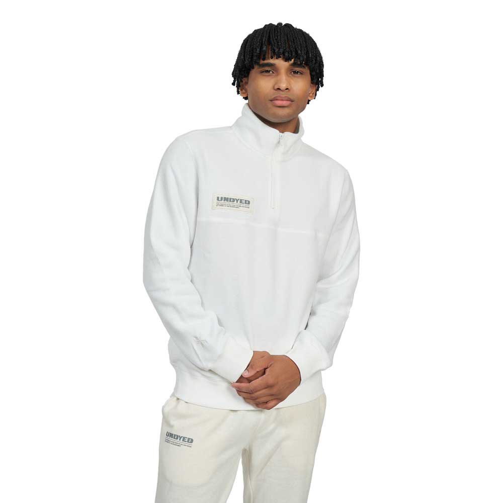 Umbro Undyed Half Zip Sweatshirt Weiß 2XL Mann von Umbro
