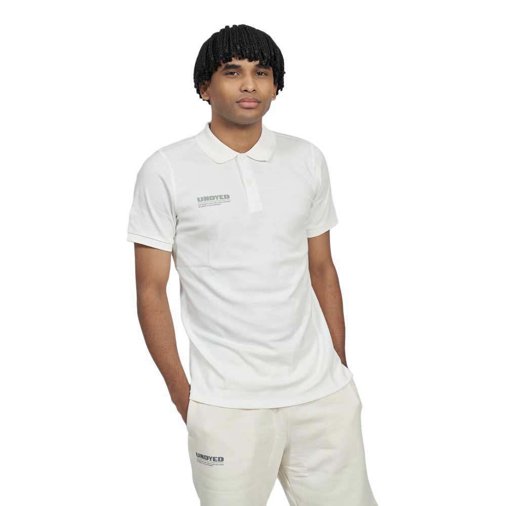 Umbro Undyed Short Sleeve Polo Weiß XL Mann von Umbro