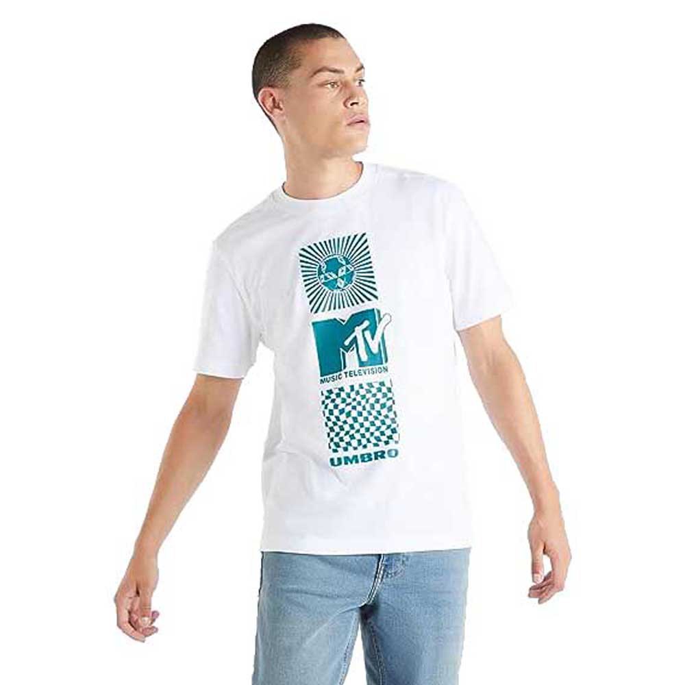 Umbro X Mtv Graphic Short Sleeve T-shirt Weiß S Mann von Umbro