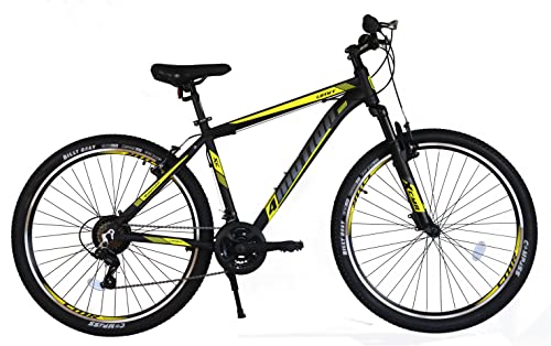 Umit Unisex Erwachsene 4 Bewegung Fahrrad, Schwarz, Gelb, 27,5" T.18 von Umit