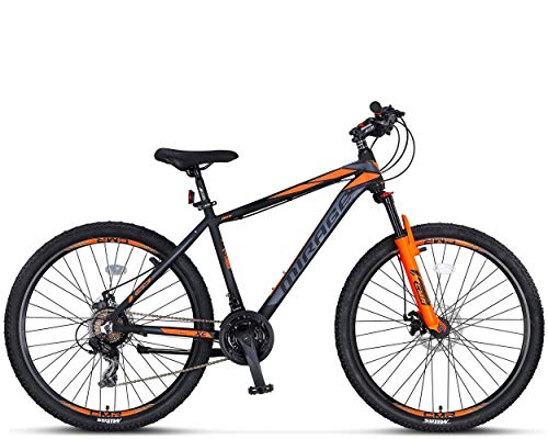 Umit Unisex-Erwachsene Mirage Fahrrad, Schwarz/Orange, 27,5" T.16 von Umit