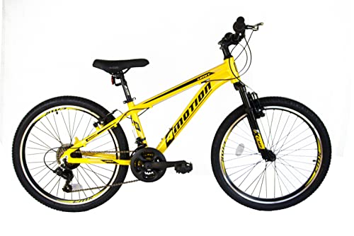 Umit Unisex Jugend 4 Bewegung Fahrrad, gelb, 24" von Umit